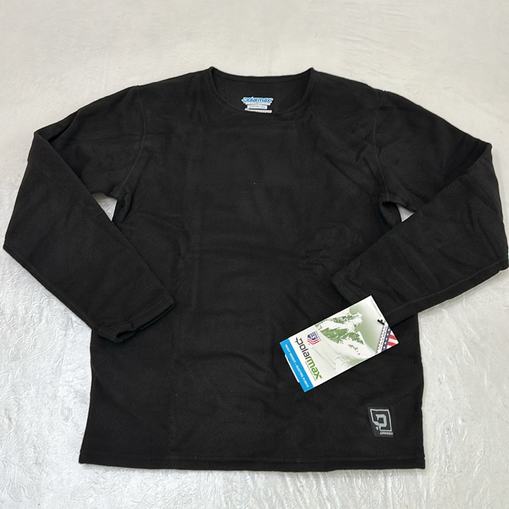 PolarMax 4.0 QUATTRO FLEECE BASELAYER CREW- Black